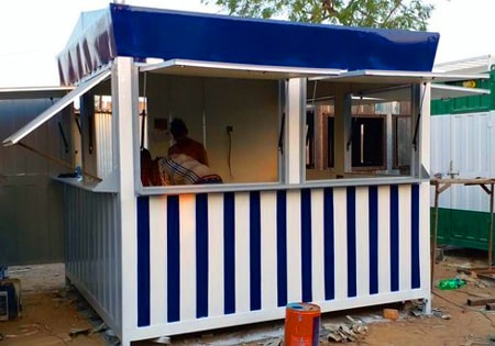 Portable container shop